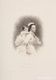 Drottning Elizabeth och prinsessan Mărioara