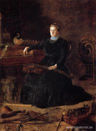 Porträtt av Sarah Sagehorn Frishmuth