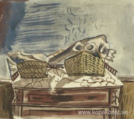 Stilleben med korgar