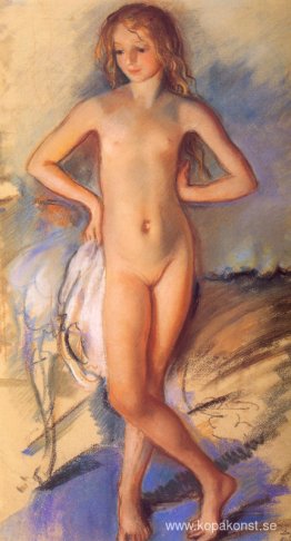 Naken flicka 