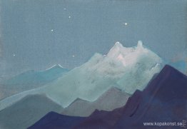 Himalaya. Månberg.