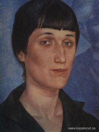 Porträtt av Anna Akhmatova