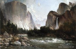 Piute fiske på Merced River, Yosemite Valley 1891