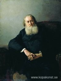 Porträtt av A. N. Plescheev