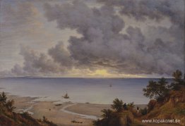 Sandown Bay, nära Shanklin Chine, Isle of Wight