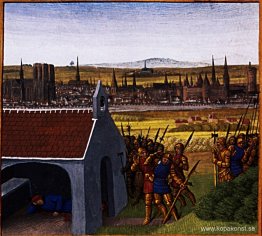 Kung Clothar II (584-629) kan inte föra tillbaka sin son Dagober