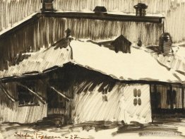 Tak under snö