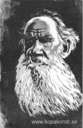 Porträtt av Leo Tolstoj