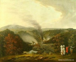 Eftermiddagsvy över Coalbrookdale, Shropshire