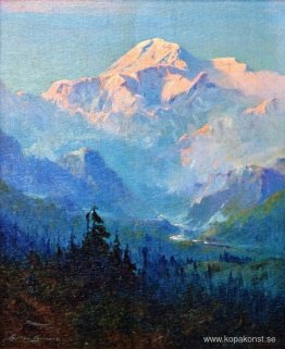 Mount McKinley, solnedgång