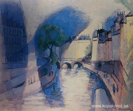 UTSIKT LÄNGS SEINE, PARIS