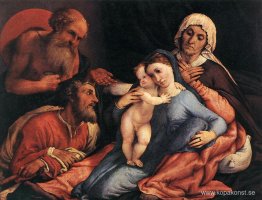 Madonna och barn med St. Jerome, St. Joseph och St. Anne