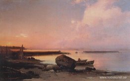 Havsstranden i närheten av Oranienbaum