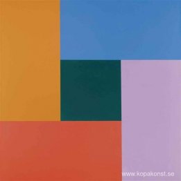 Rörelse från mörkgult genom rött, violett, blått till grönt cent