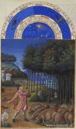 November: Mata ekollon till grisarna November: Mata ekollon till grisarna