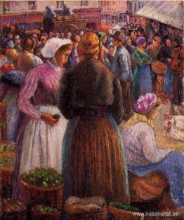 Marknad i Pontoise Marknad i Pontoise