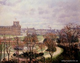 Utsikt över Tuilerierna, Morgon Utsikt över Tuilerierna, Morgon