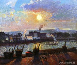 Solnedgång, Rouen Solnedgång, Rouen