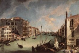 Canal Grande, med blick österut från Campo San Vio Canal Grande, med blick österut från Campo San Vio