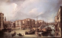 Canal Grande: Ser nordost mot Rialtobron Canal Grande: Ser nordost mot Rialtobron