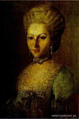 Porträtt av Agrafena Ribeaupierre Porträtt av Agrafena Ribeaupierre