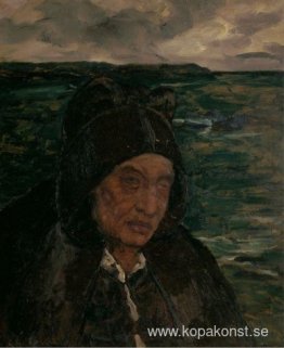 Gammal kvinna i Bretagne Gammal kvinna i Bretagne