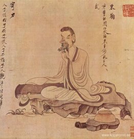 Porträtt av Tao Yuanming Porträtt av Tao Yuanming