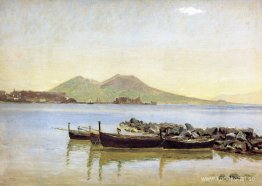 Neapelbukten med Vesuvius i bakgrunden Neapelbukten med Vesuvius i bakgrunden