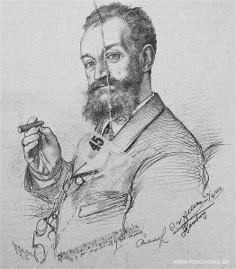 Porträtt av Karl Millöcker Porträtt av Karl Millöcker