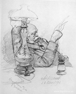 Porträtt av Otto von Bismarck Porträtt av Otto von Bismarck