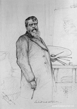 Tyske målaren Franz von Lenbach Tyske målaren Franz von Lenbach
