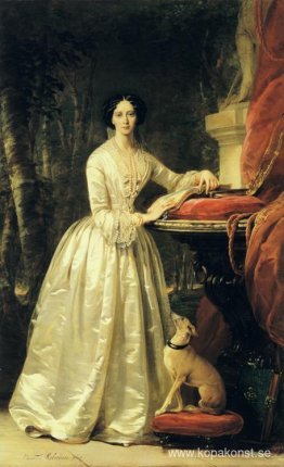 Porträtt av storhertiginnan Maria Alexandrovna Porträtt av storhertiginnan Maria Alexandrovna