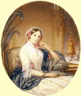 Porträtt av storhertiginnan Maria Nikolaevna Porträtt av storhertiginnan Maria Nikolaevna