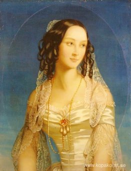 Porträtt av storhertiginnan Zinaida Yusupova Porträtt av storhertiginnan Zinaida Yusupova