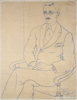 Porträtt av Gerald Reitlinger Porträtt av Gerald Reitlinger