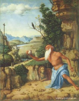 St. Hieronymus i ett landskap St. Hieronymus i ett landskap