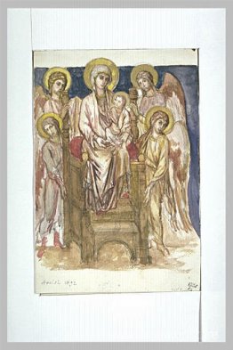 Madonna Enthroned with the Child with Angels Madonna Enthroned with the Child with Angels