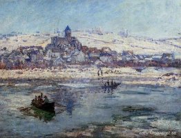 Vetheuil på vintern Vetheuil på vintern