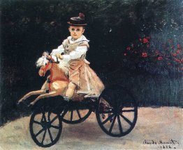 Jean Monet på en mekanisk häst Jean Monet på en mekanisk häst