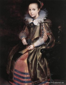 Elisabeth (eller Cornelia) Vekemans som ung flicka Elisabeth (eller Cornelia) Vekemans som ung flicka