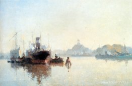 Hamn i Amsterdam Hamn i Amsterdam