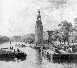 Montelbaanstoren i Amsterdam Montelbaanstoren i Amsterdam