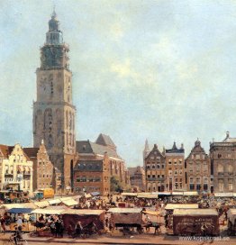 Visa På Marknaden I Groningen Visa På Marknaden I Groningen