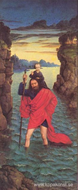 Den högra flygeln av Brabants pärla: Saint Christopher Den högra flygeln av Brabants pärla: Saint Christopher