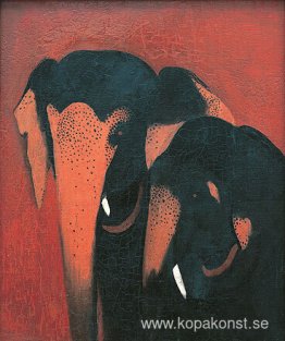 Två elefanter Två elefanter