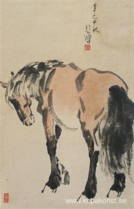 En stående häst En stående häst