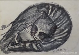 Liggande katt Liggande katt