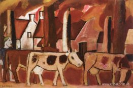 Leder kor till båset Leder kor till båset