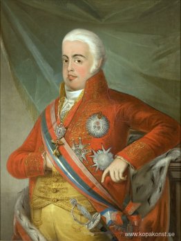 Porträtt av D. João VI, kung av Portugal Porträtt av D. João VI, kung av Portugal
