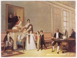 Porträtt av familjen till den 1:e Viscounten av Santarém Porträtt av familjen till den 1:e Viscounten av Santarém